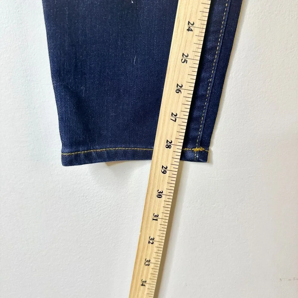 GAP 1969 Jean Women 32 R Dark Wash Stretch Mid Rise Gap For Good True Skinny NWT